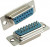 DB-15F, Разъём D-SUB , 15 контактов DB-15F, Разъём D-SUB , 15 контактов