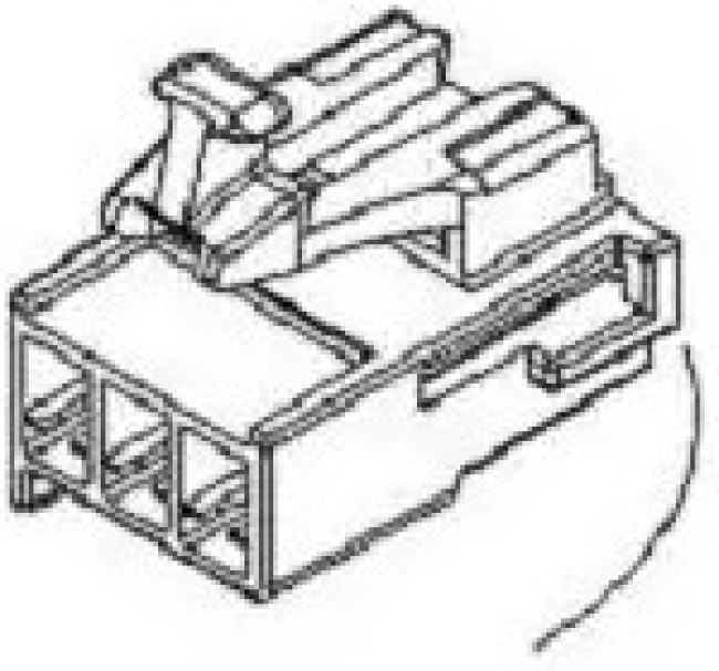 12129489-B, Automotive Connectors CON MP 280 3W FEM 12129489-B, Automotive Connectors CON MP 280 3W FEM