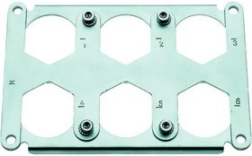 09400489906, Heavy Duty Power Connectors FRAME FOR MODULES HAN HC 6 POLES