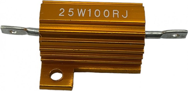 AH 25 100Ohm J, Резистор (100Ом 25Вт 5%) AH 25 100Ohm J, Резистор (100Ом 25Вт 5%)
