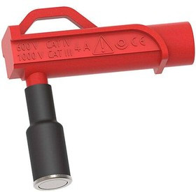 CT3885-2, Test Connectors 11mm MAGNETIC CONN 4mm RT ANGLE RED
