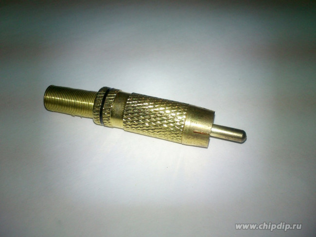 RP-226G (черный), Штекер RCA (зол.)