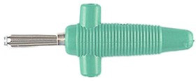931667104, Green Male Banana Plug - Solder, 60V dc 931667104, Green Male Banana Plug - Solder, 60V dc
