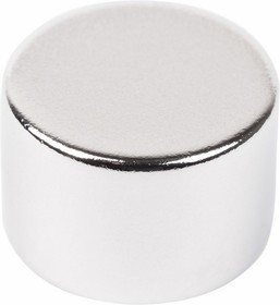 72-3135, Неодимовый магнит диск 15х10мм сцепление 8 кг (Упаковка 1 шт)