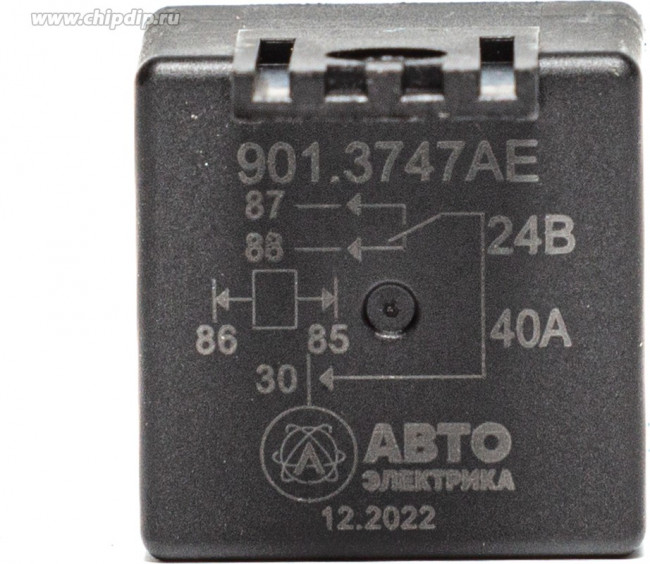 Реле 5-конт. с кроншт. (40А 24В) AVTOELECTRICA 901.3747 Реле 5-конт. с кроншт. (40А 24В) AVTOELECTRICA 901.3747