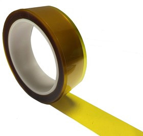 Полиимидный двусторонний скотч 0,1 х 30 мм х 10 м с лайнером