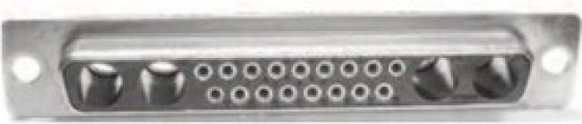 DBMM-5W5S, Conn D-Sub SKT 5Cavity POS Solder Cup ST Panel Mount 8 Terminal 1 Port