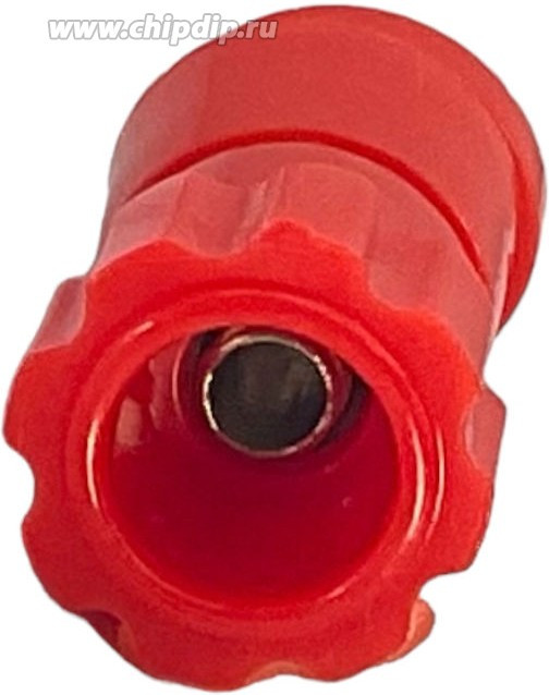 BP-121R, Гнездо banana на панель красное