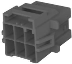 5-2232264-5, Power to the Board 2x5 cap housing dgr panel mount Key A