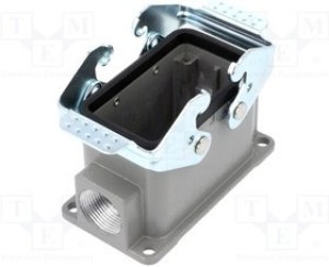 D16B-SF-2L-PG21, Корпус: для разъемов HDC; размер D16B; с двойнои защелкой; PG21