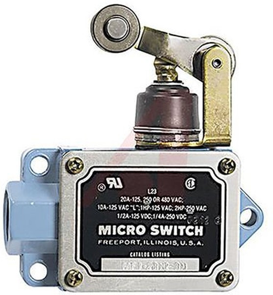 BAF1-2RN2-RH, Limit Switches SPDT Top Roller Arm Actuator-Rt SnpActon
