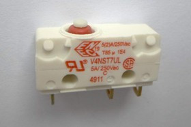 V4NST7UL, Микропереключатель 250В 5А, SPDT