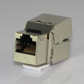 HYC-K1813, Розетка Keystone 8P8C (RJ-45) CAT.5e, экранированная (PUNCH DOWN)