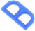 794269-1, Прокладка корпуса, Universal MATE-N-LOK, 6,35мм, PIN: 2, Конф: 1x2