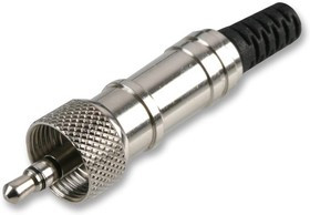 PSG08275, Телефонный аудио разъем, Locking, 3 контакт(-ов), Штекер, 3.5 мм, Монтаж на Кабель