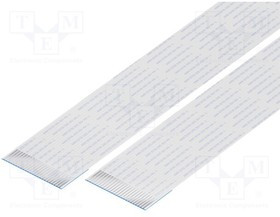 10-24-A-0050-C, FFC cable; Cores: 24; Cable ph: 1mm; contacts on the same side