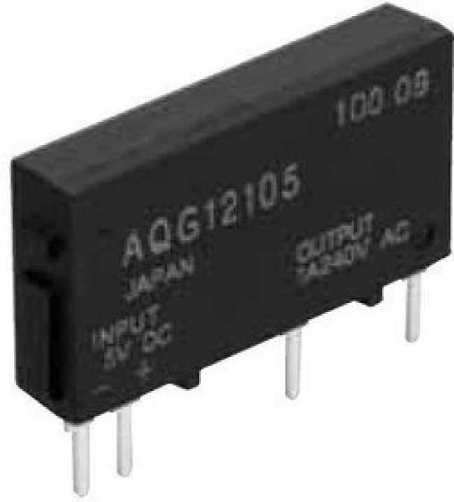 AQG12124, Solid State Relays - PCB Mount 1A 24V Non-Zero Cross