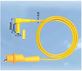 JC-BBC03612 (М0037669), Щуп с зажимом крокодил, 10А, 0.9м JC-BBC03612 (М0037669), Щуп с зажимом крокодил, 10А, 0.9м