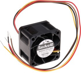 9GA0412P3J01, DC Fans DC Axial Fan, 40x40x28mm, 12VDC, High Performance, Low Power, Tachometer, PWM