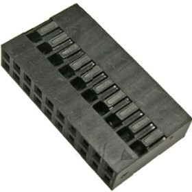BLD-20 (DS1071-2x10), Гнездо на кабель 2х10 с контактами 2.54мм