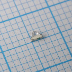 KPDA-1806ZGCK, Светодиод smd 1,8х0,6мм/зеленый/ 535нм/1900- 3200мкд/прозрачный/ 25°/угловой