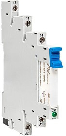 Промежуточное реле с розеткой в сборе РП slim 23/1 6A 230В AC rps-23-1-60-rms230АС