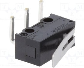 DG13-B3LA, Микропереключатель SNAP ACTION; SPDT; 3A/125ВAC; 2A/30ВDC