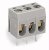 PCB terminal, 3 pole, pitch 5 mm, AWG 20-14, 16 A, screw connection, gray, 237-103