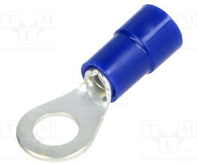 BM00225, Наконечник: кольцевой, M5, d: 5,2мм, 1,5-2,5мм2, обжим, на провод