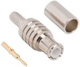 919-101P-51SX, RF/COAXIAL MCX PLUG STR 50 OHM CRIMP/SLDR