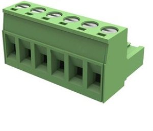 2EDGK-5.08-06P- 14-1000A(H), Клеммник, 320В, 6-полюсный, зеленый