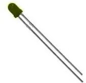 SSL-LX3044YT, Standard LEDs - Through Hole 3mm Short Lens Yello