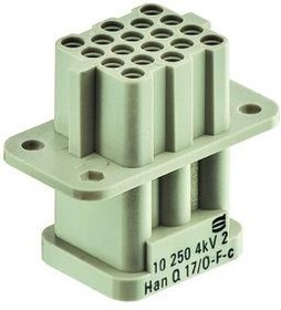 09210253001, Heavy Duty Power Connectors HAN D 25P M CRIMP ORDER CONTACTS SEP
