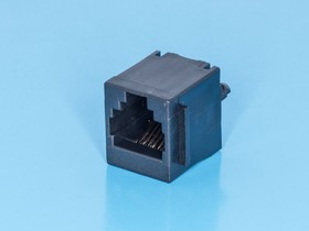 TJ3-6P6C, Разъем RJ-11 на плату, 6P6C, тип 3 TJ3-6P6C, Разъем RJ-11 на плату, 6P6C, тип 3
