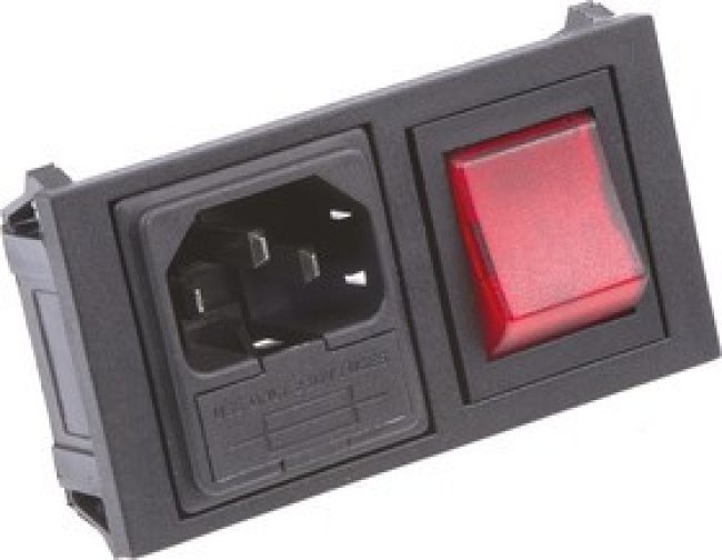 BZH01/Z0000/11, C14 Snap-In IEC Connector Male, 10A, 250 V, Fuse Size 5 x 20mm BZH01/Z0000/11, C14 Snap-In IEC Connector Male, 10A, 250 V, Fuse Size 5 x 20mm