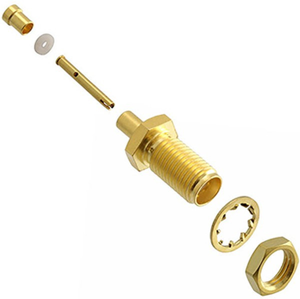 142-0302-431, RF Connectors / Coaxial Connectors BLHD JCK 178/196 GLD 142-0302-431, RF Connectors / Coaxial Connectors BLHD JCK 178/196 GLD