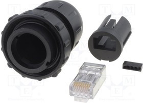 DCC-RJ6ST-310, Вилка; RJ45; DC; PIN: 8; Кат: 6; экранированный; Конф: 8p8c