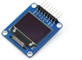 0.95inch RGB OLED (A), RGB OLED дисплей с разрешением 96х64px, интерфейс SPI, изогнутый контакный ра