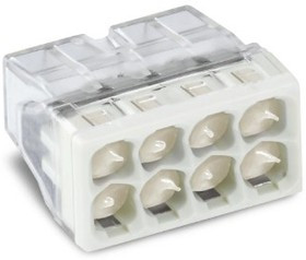 Wago 2273-248 Клемма 8-проводная (0,5-2,5 кв.мм) с пастой серая (1 шт) Wago 2273-248 Клемма 8-проводная (0,5-2,5 кв.мм) с пастой серая (1 шт)