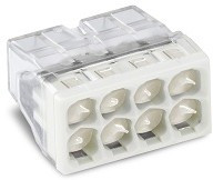 Wago 2273-248 Клемма 8-проводная (0,5-2,5 кв.мм) с пастой серая (1 шт) Wago 2273-248 Клемма 8-проводная (0,5-2,5 кв.мм) с пастой серая (1 шт)