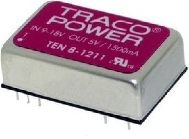 TEN 8-1221, Isolated DC/DC Converters Product Type: DC/DC; Package Style: DIP-24; Output Power (W):
