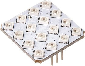 Troyka-RGB Led 4x4, Светодиодная RGB матрица 4×4 [на основе LEDs SK6812]