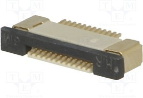 F0500WR-S-12PT, Разъем: FFC (FPC), горизонтальный, PIN: 12, SMT, 0,5А, 30мОм, 0,5мм