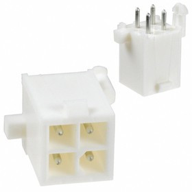 1-770174-0, Разъем питания типа провод-плата, вертикальный, Серия Universal MATE-N-LOK, 4 контакта, штекер, 4,14 мм