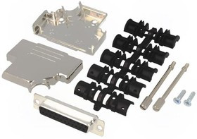 D45ZK25-DBS-K, Разъем D-Sub; PIN: 25; вилка; "мама"; пайка; на пр