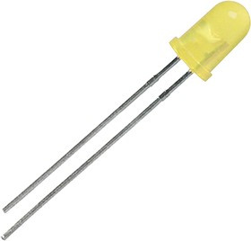 LTL-307Y, Standard LEDs - Through Hole Yellow Diffused