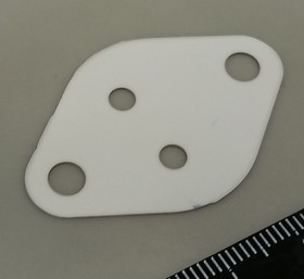 Al2O3 KC304000-TO-3-2.063A, Подложка керамическая теплопроводящая Al2O3 25 Вт/мК,25кВ/мм для ТО-3 0,