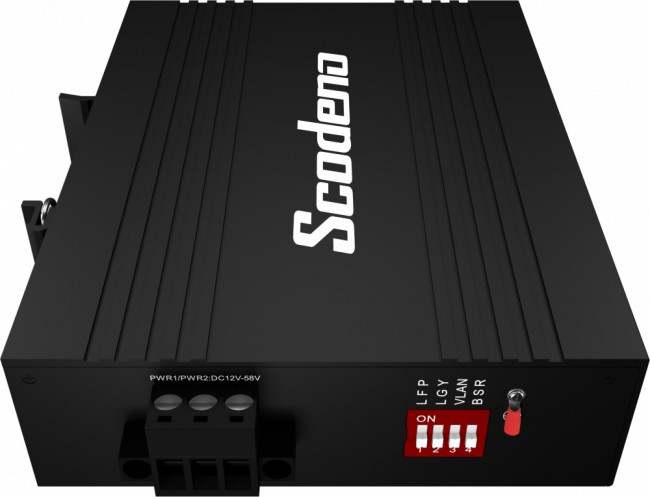 Scodeno XPTN-9000-45-5TP, серия Lite, индустриальный неуправляемый PoE коммутатор на DIN-рейку, 5 x 10/100 Base-T, IP40, -30 ~ +70 Scodeno XPTN-9000-45-5TP, серия Lite, индустриальный неуправляемый PoE коммутатор на DIN-рейку, 5 x 10/100 Base-T, IP40, -30 ~ +70