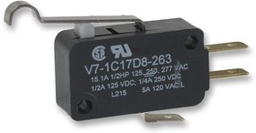 V7-1C17D8-263, 15 A @ 277 VAC Simultd Rllr Lvr Act