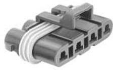 12048412, Automotive Connectors 4P FM BLK CONN ASSY MP 480 SERIES 42AMPS